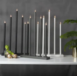 Adventsljusstake 'Holy' 5 Lampor - Svart