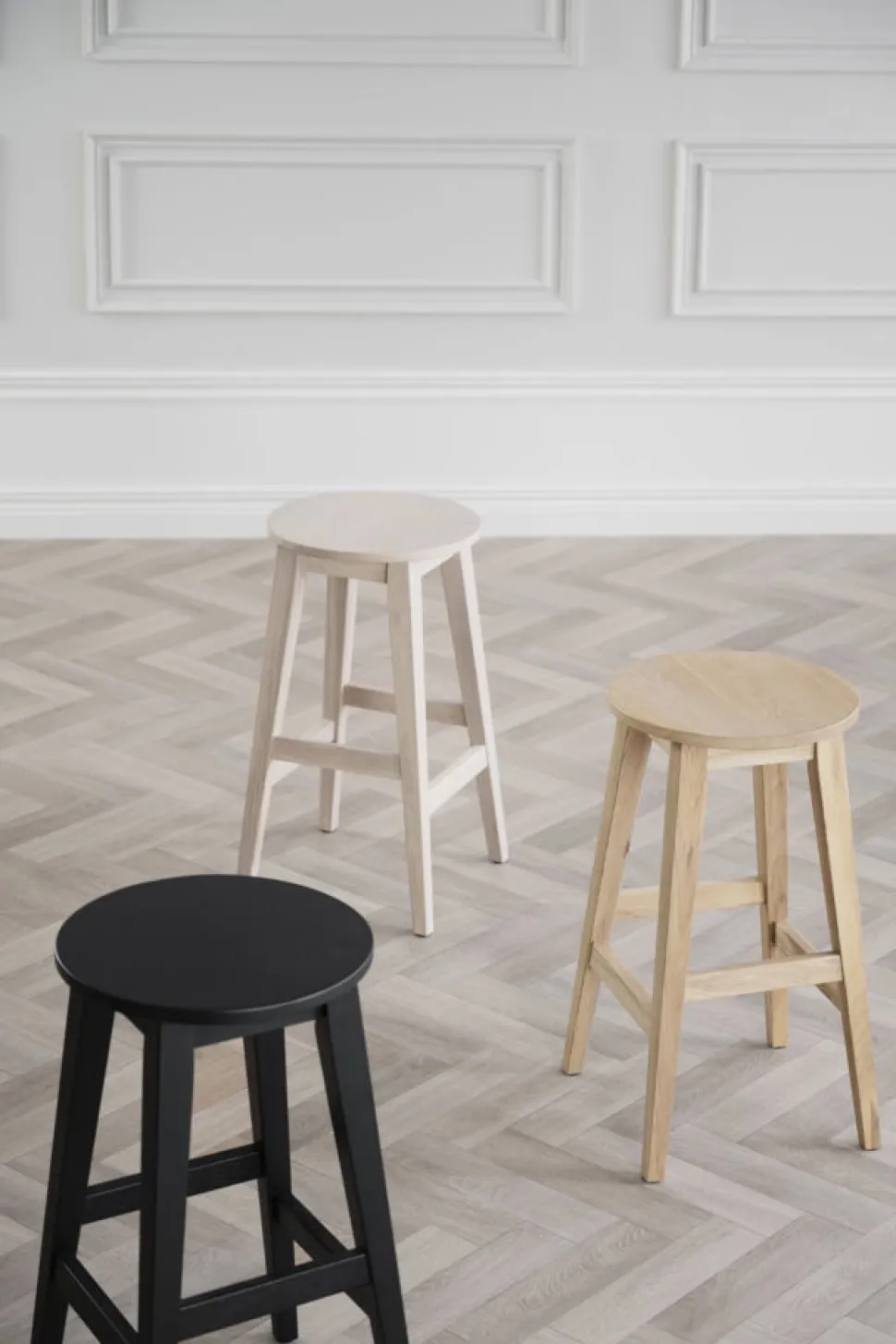Barpall 'Austin' - Natur/Vit