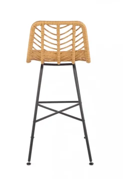 Barstol 'Cane' - Natur/Svart