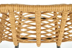 Barstol 'Cane' - Natur/Svart