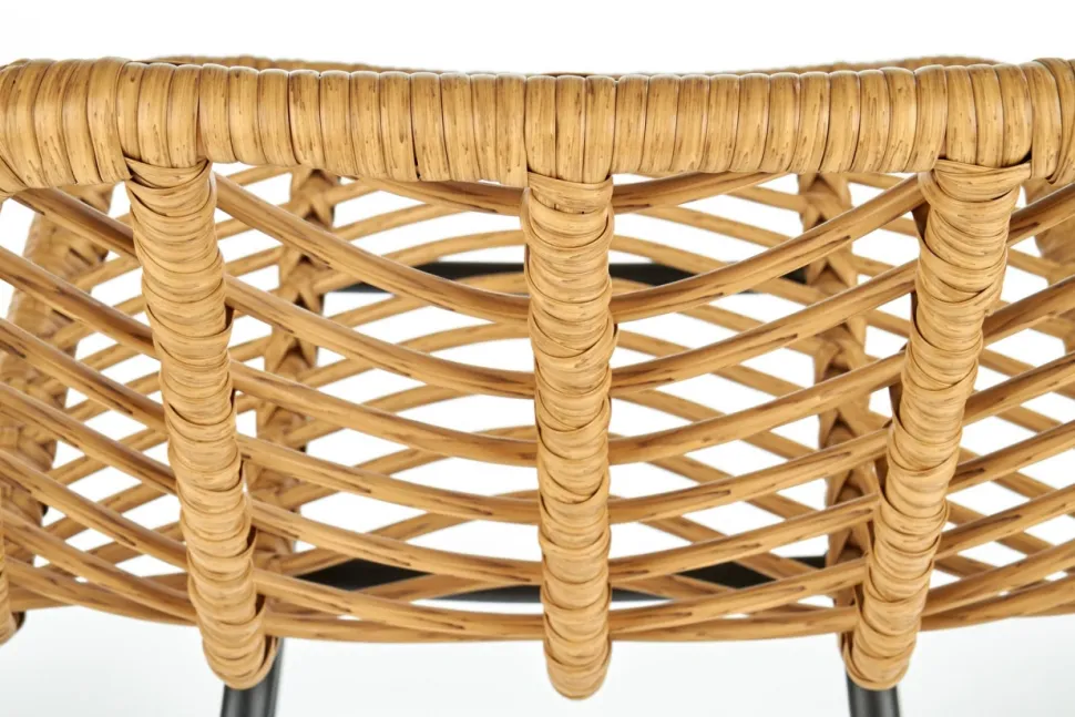 Barstol 'Cane' - Natur/Svart
