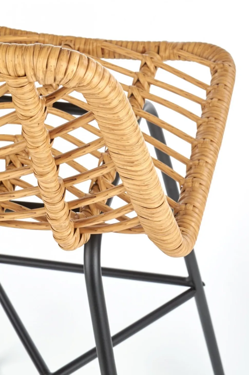Barstol 'Cane' - Natur/Svart