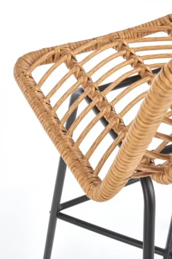 Barstol 'Cane' - Natur/Svart