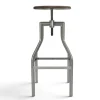 Barstol 'Forshaga' - Silver/Natur