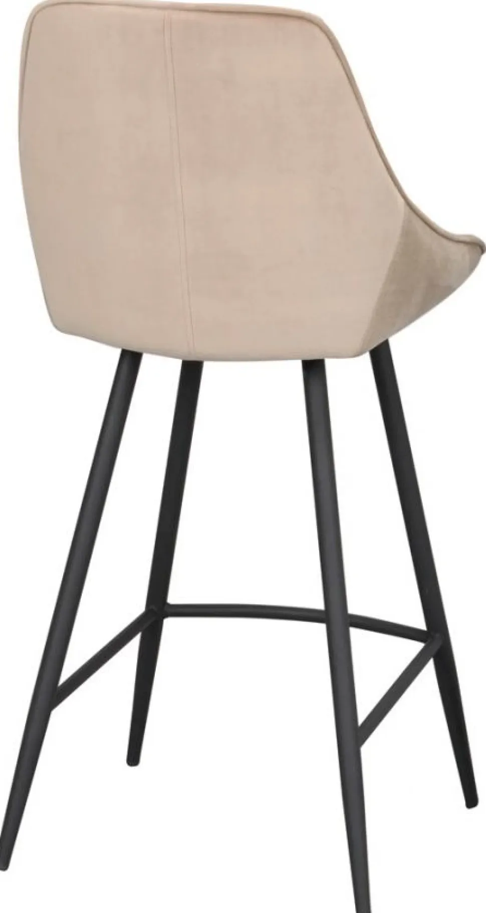 Barstol 'Sierra' - Beige/Sammet
