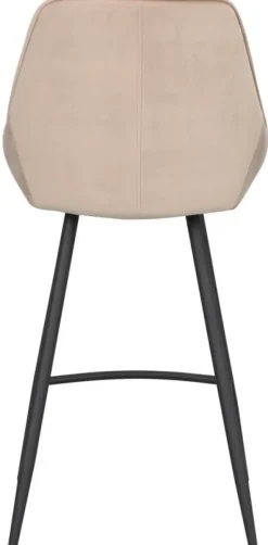 Barstol 'Sierra' - Beige/Sammet