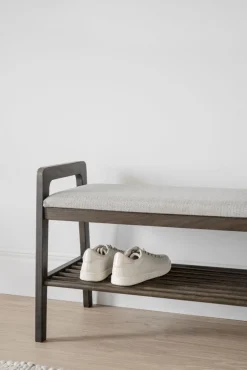 Bänk 'Inverness' - Brun/Beige