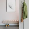 Bänk 'Jethro' - Beige/Svart