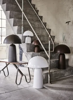 Bordslampa 'Fungi L' - Brun