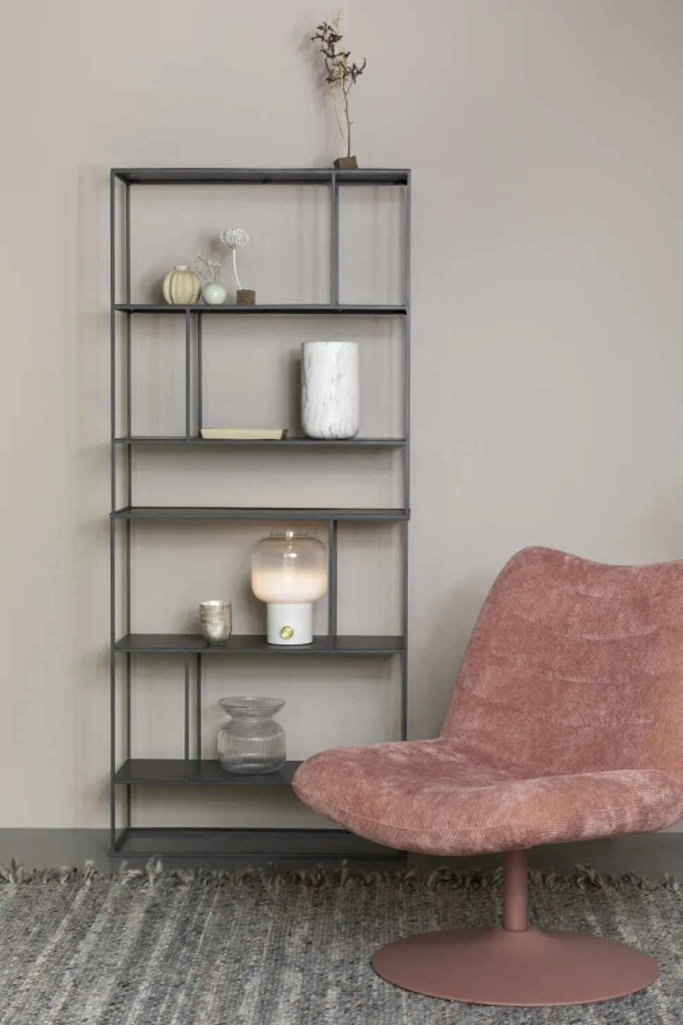 Bordslampa 'Moody' - Vit