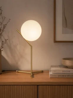 Bordslampa 'Satin' L - Mässing