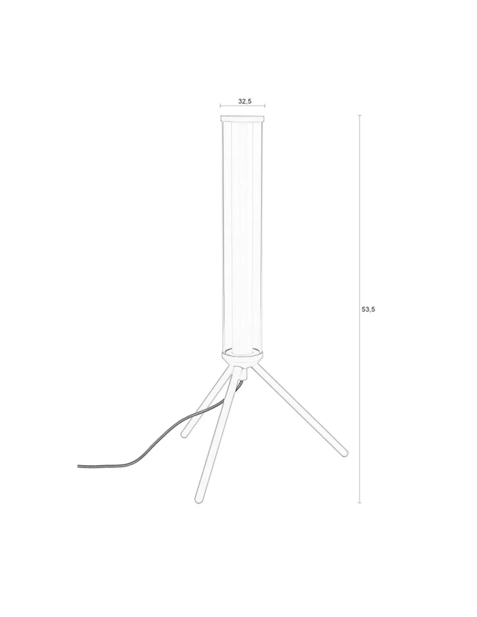 Bordslampa 'Scotty' - Beige