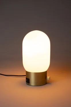 Bordslampa 'Urban Charger' - Guld