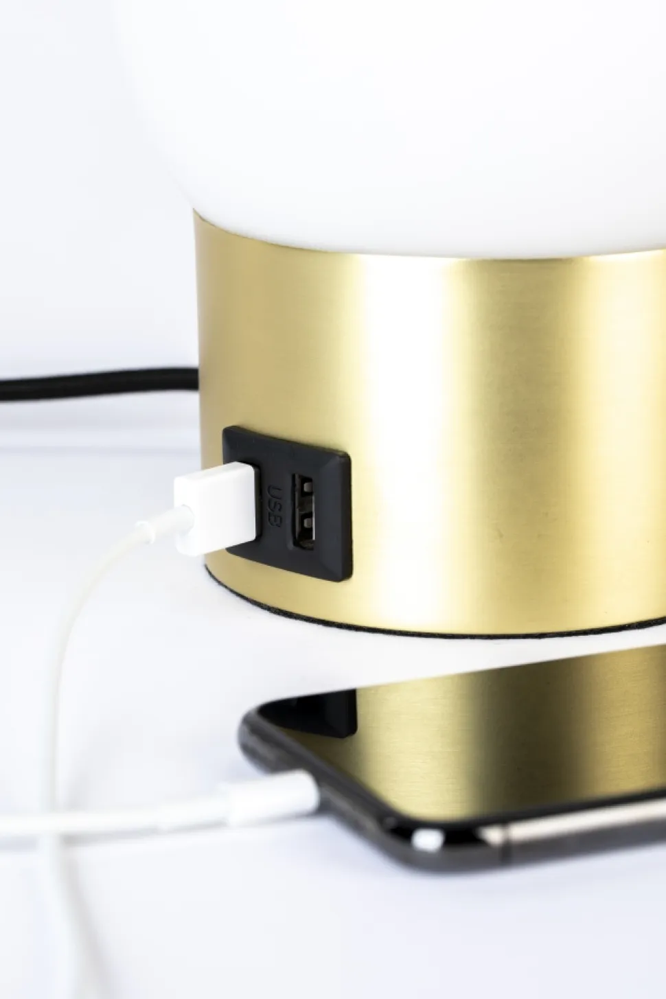 Bordslampa 'Urban Charger' - Guld