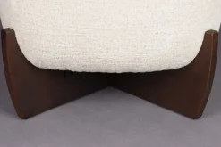 Fotpall 'Emilius' - Beige