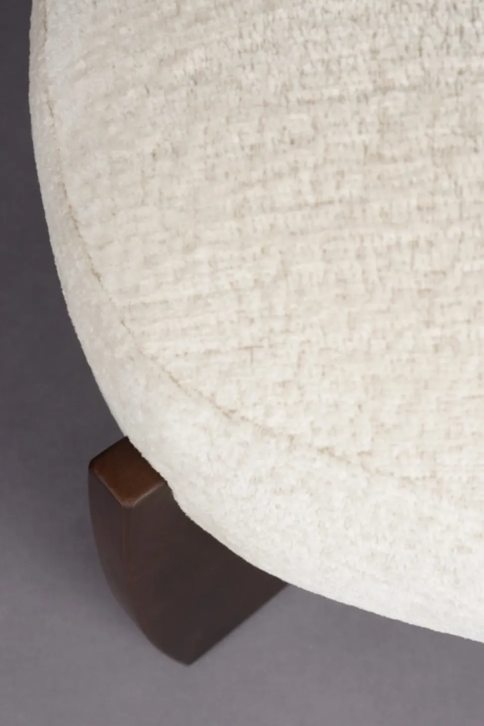 Fotpall 'Emilius' - Beige
