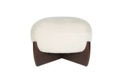 Fotpall 'Emilius' - Beige