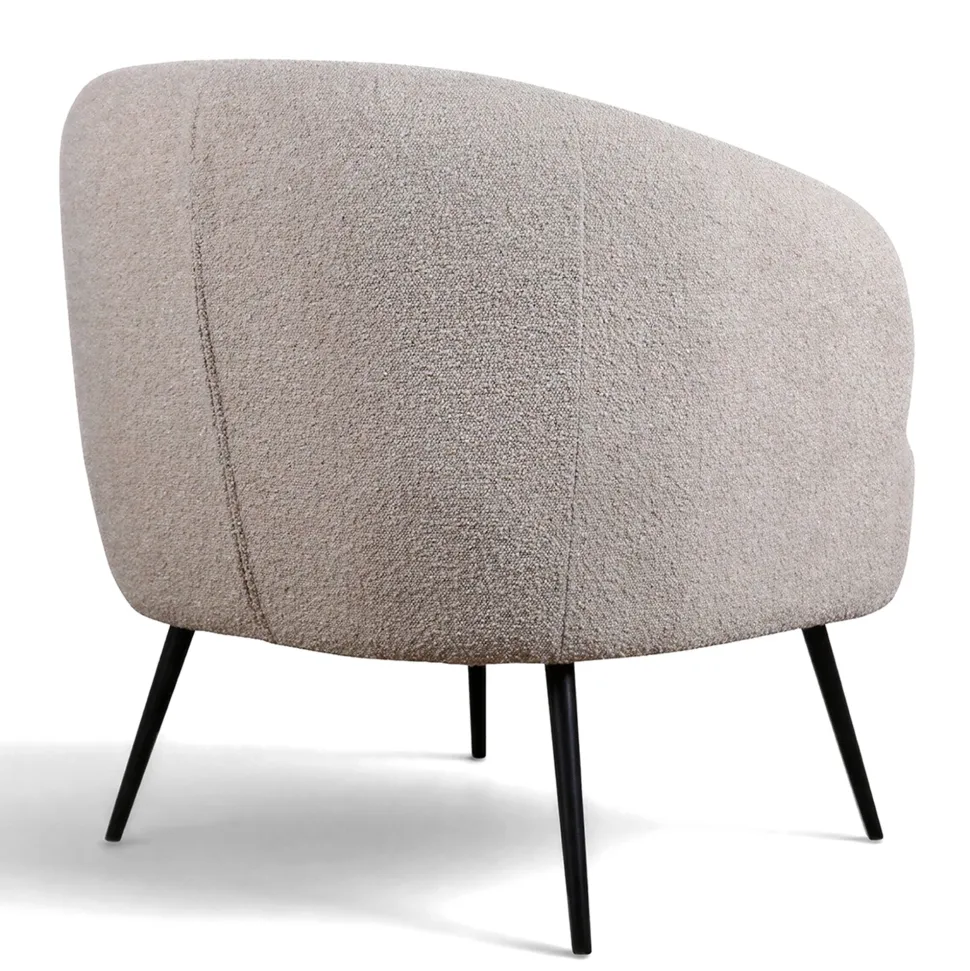 Fåtölj 'Capri' - Beige/Bouclé
