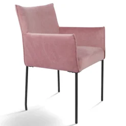 Fåtölj 'Dion' - Sammet/Rosa