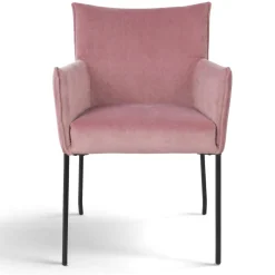 Fåtölj 'Dion' - Sammet/Rosa