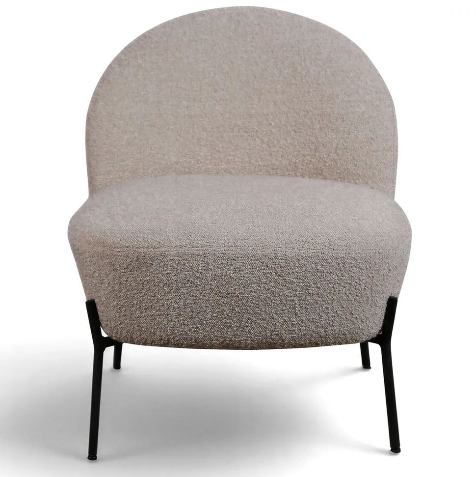 Fåtölj 'Gori' - Beige/Bouclé