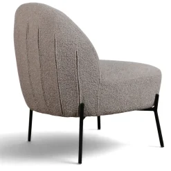 Fåtölj 'Gori' - Beige/Bouclé