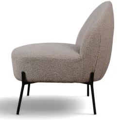 Fåtölj 'Gori' - Beige/Bouclé