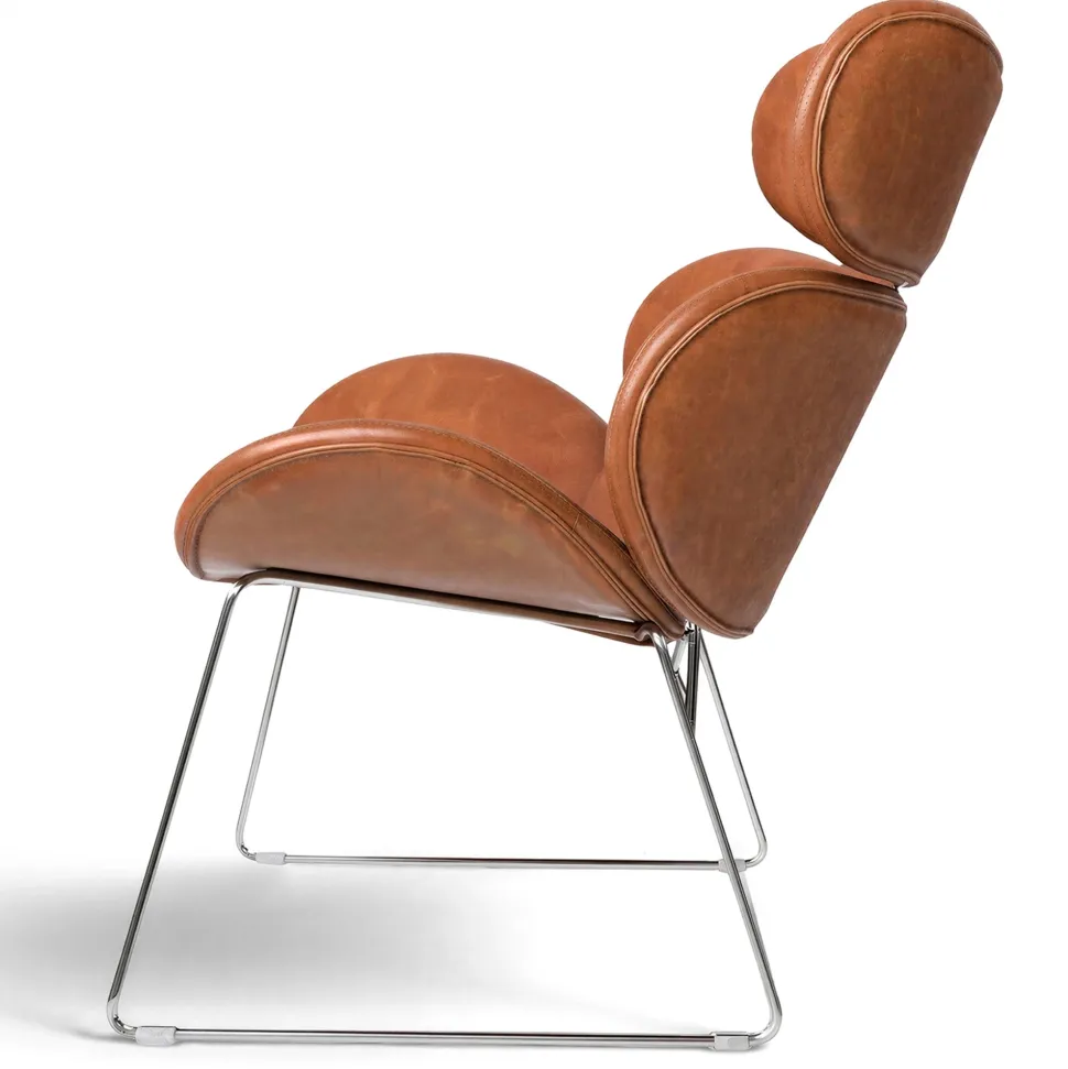 Fåtölj 'Hushum' 85cm - Brun
