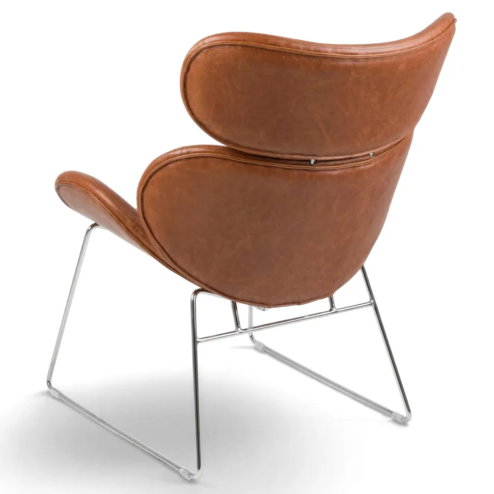 Fåtölj 'Hushum' 85cm - Brun