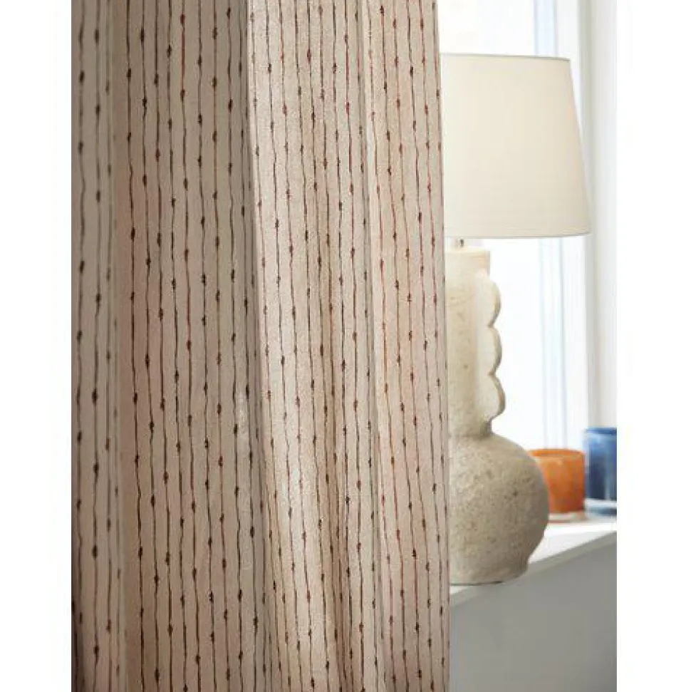 Gardin 'Unni' 2-pack 140x280 - Brun