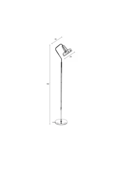 Golvlampa 'Anshin' - Silver