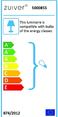 Golvlampa 'Arc' - Svart