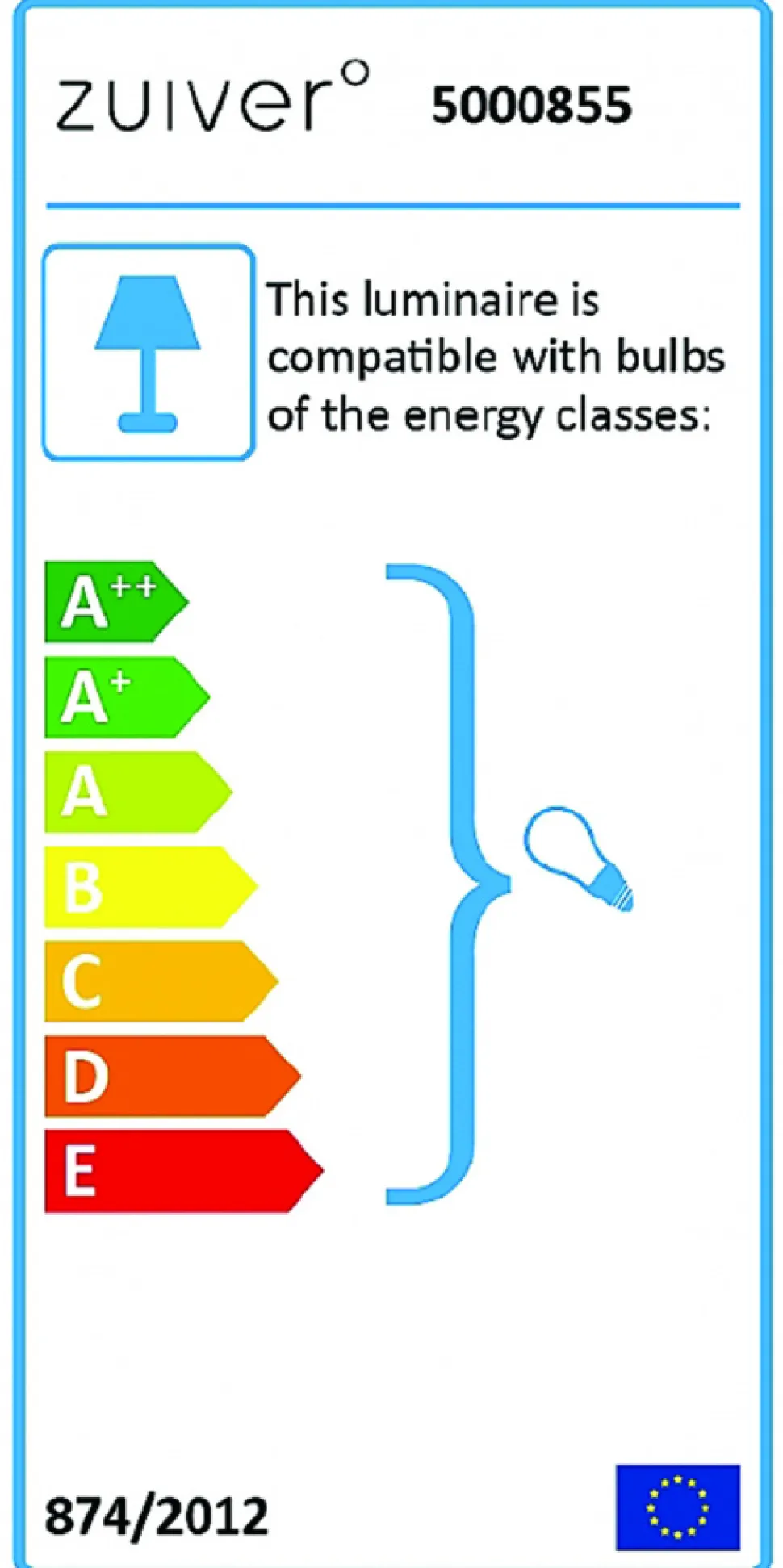 Golvlampa 'Arc' - Svart