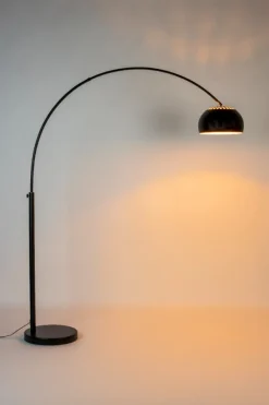 Golvlampa 'Metal Bow' - Svart