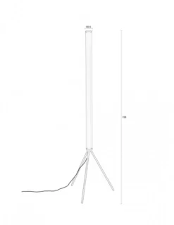 Golvlampa 'Scotty' 51x51 - Beige