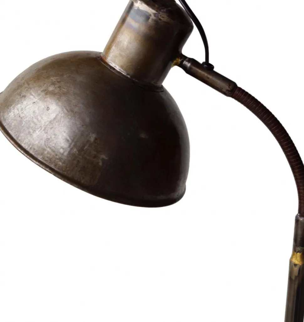 Golvlampa 'Walentin' - Järn/Brun