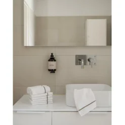 Handduk 'Carlton' 30x30 - Vit