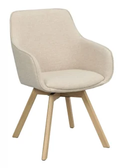 Karmstol 'Alison' - Beige