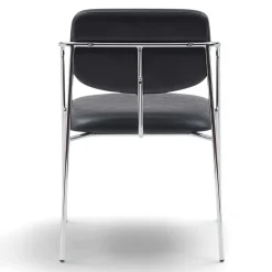Karmstol 'Ebba' - Svart/Silver