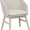 Karmstol 'Windham' - Beige/Vitpigmenterad