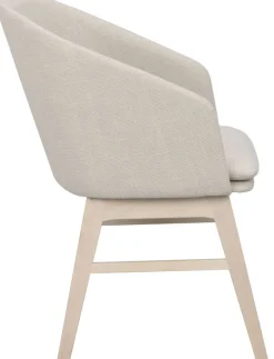 Karmstol 'Windham' - Beige/Vitpigmenterad
