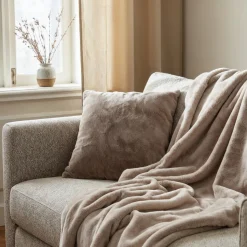 Kuddfodral 'Aranga Super Soft' 45x45cm - Brun