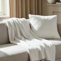 Kuddfodral 'Aranga Super Soft' 45x45cm - Vit