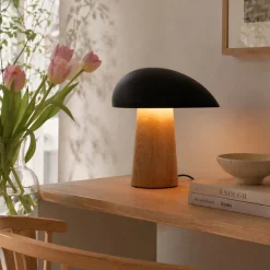 Lampa 'Karlskrona' - Natur/Svart