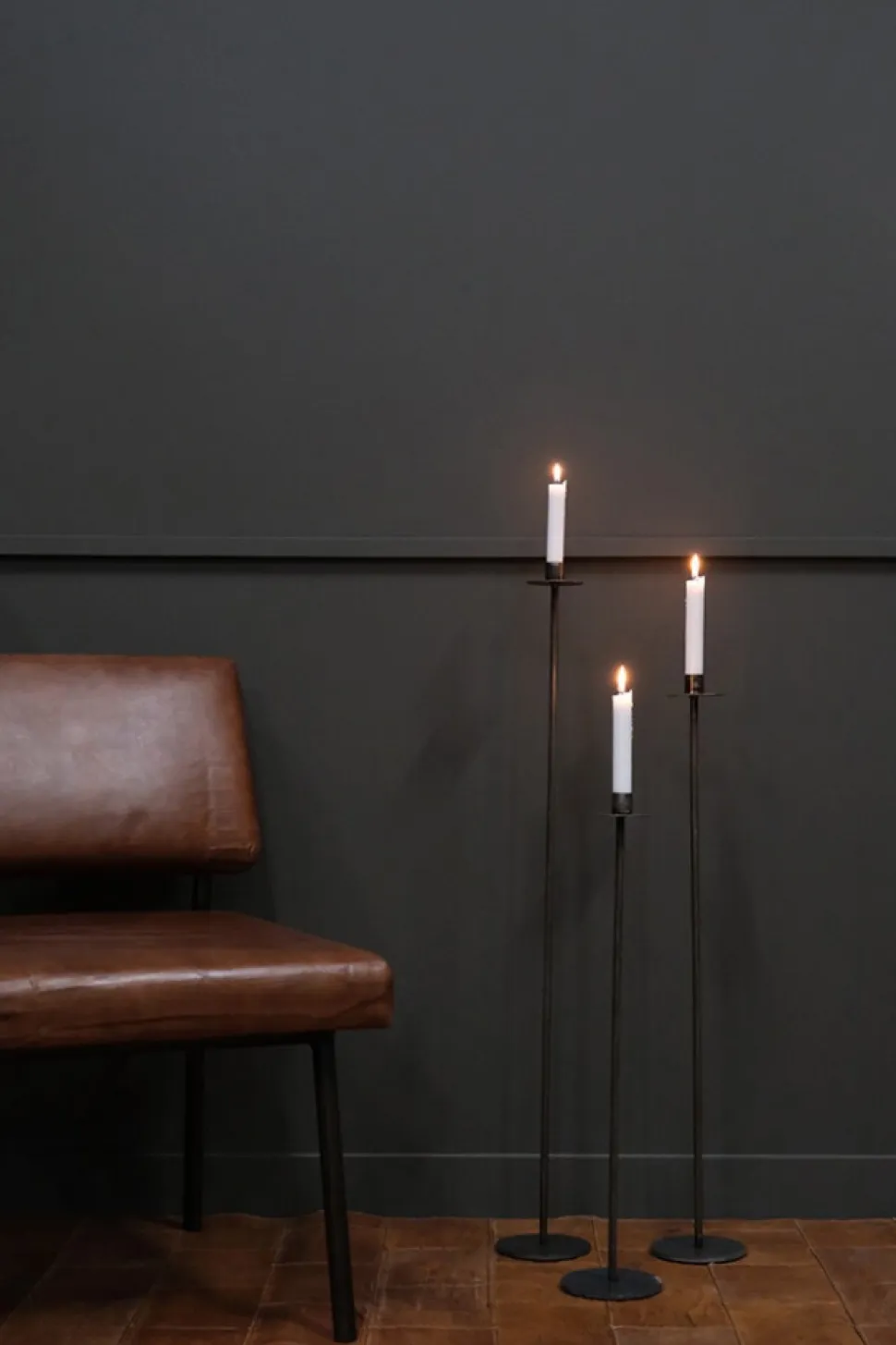 Ljusstake 'Dean' S - Järn