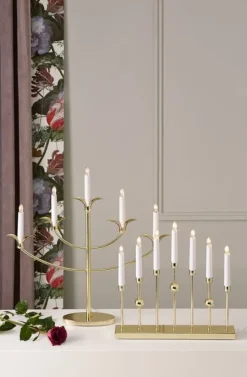 Ljusstake 'Gustavo' - Mässing