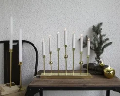 Ljusstake 'Gustavo' - Mässing