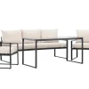 Loungeset 'Vico' - Svart