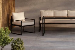 Loungeset 'Vico' - Svart