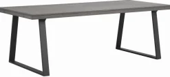 Matbord 'Brooklyn' 220x95cm - Mörkbrun/U-ben